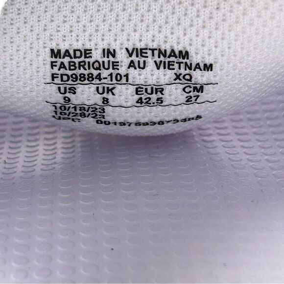 NEW Nike Air More Uptempo White Slides Shoes Sandals fd9884-101 Men’s Size 9 - Picture 10 of 10